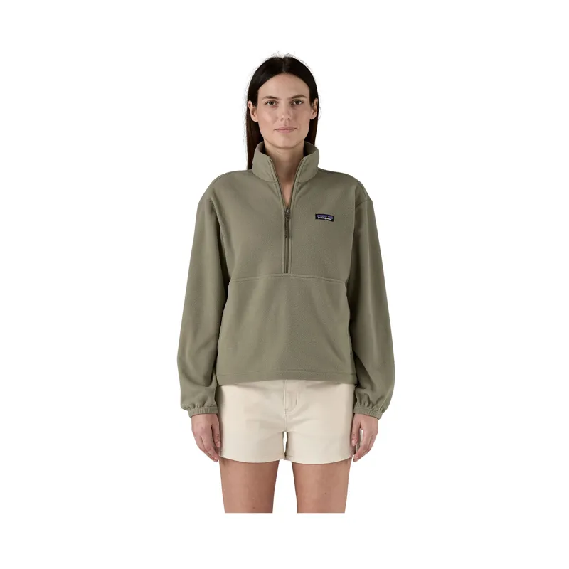 Patagonia Women's Micro D Zip Fleece Pullover River Rock Green-1