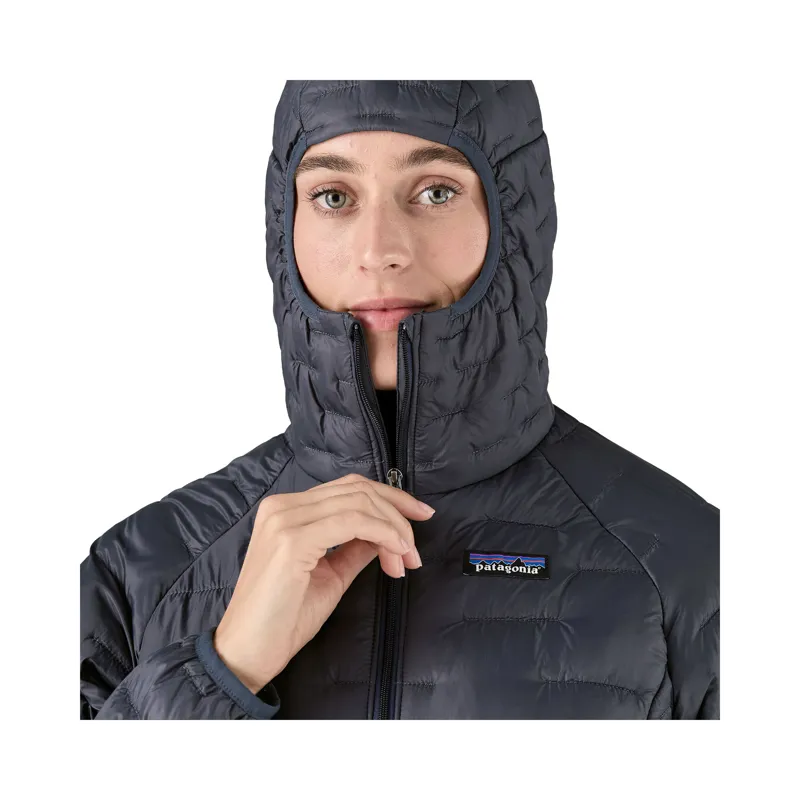 Patagonia Women's Micro Puff Hoodie Cascade Green-7