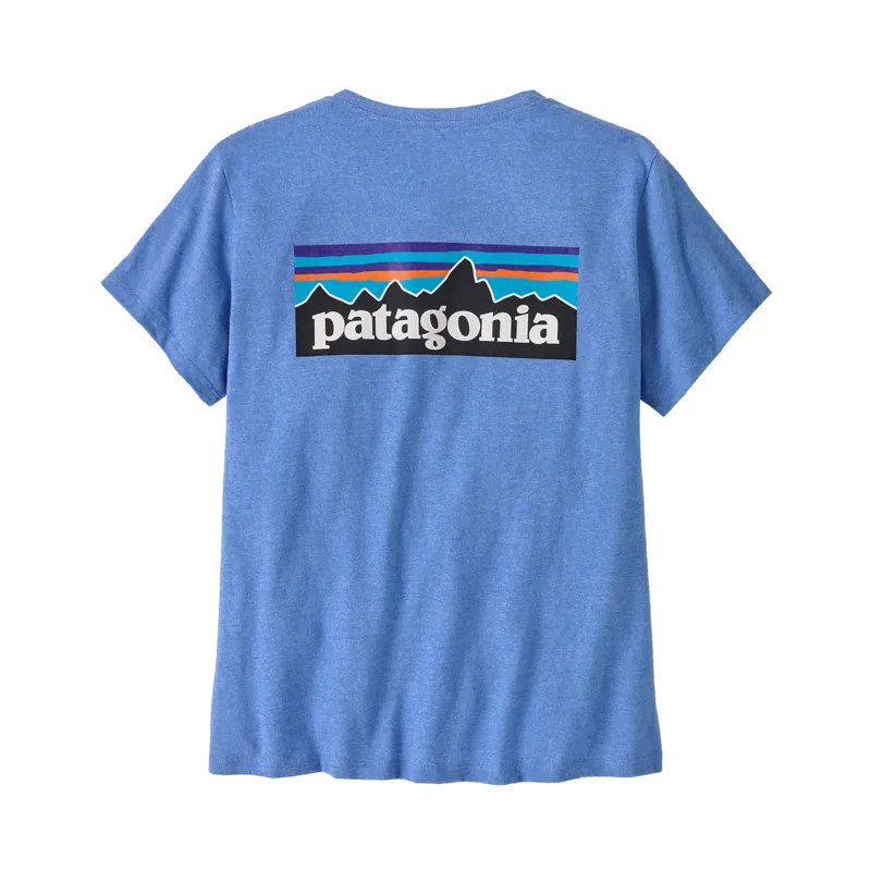 Patagonia Women's P-6 Logo Responsibili-Tee Abundant Blue