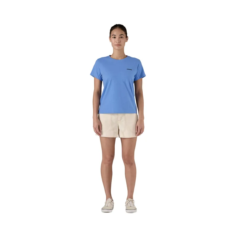 Patagonia Women's P-6 Logo Responsibili-Tee Abundant Blue-1