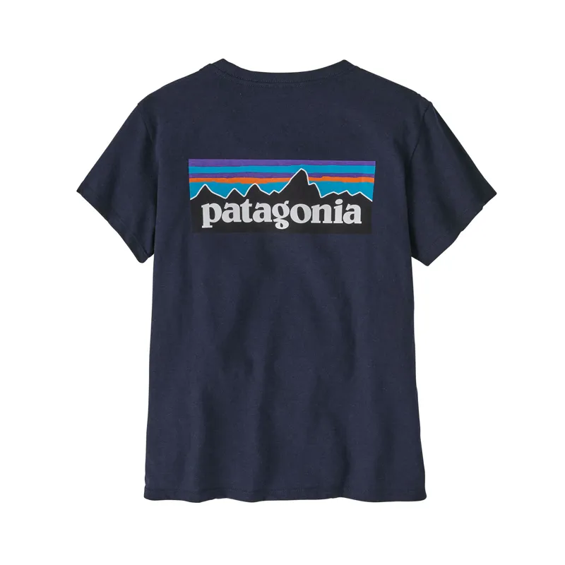 Patagonia Women's P-6 Logo Responsibili-Tee New Navy