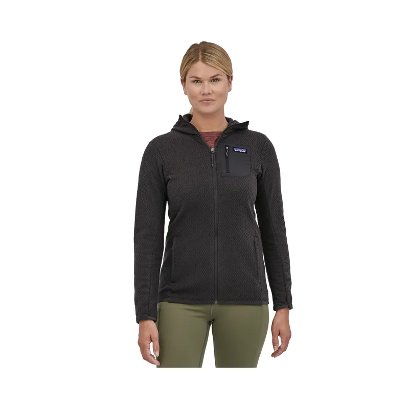 Patagonia Women's R1 Air Full-Zip Hoodie Black-1