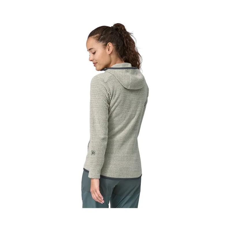 Patagonia Women's R1 Air Full-Zip Hoodie Wool White-2