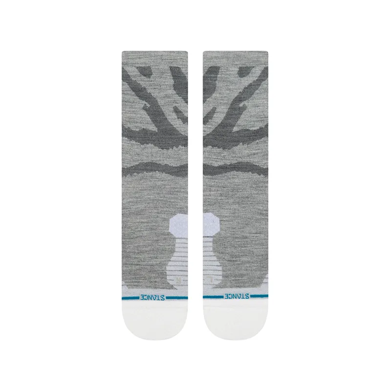 Stance Digi Dash Light Wool Crew Socks White-1