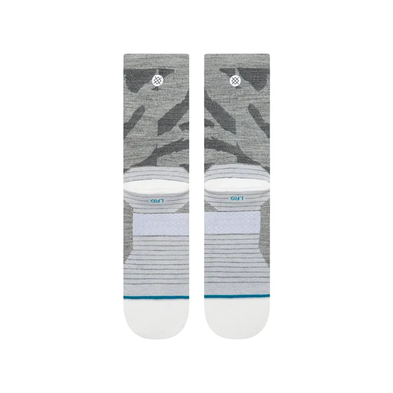 Stance Digi Dash Light Wool Crew Socks White-2