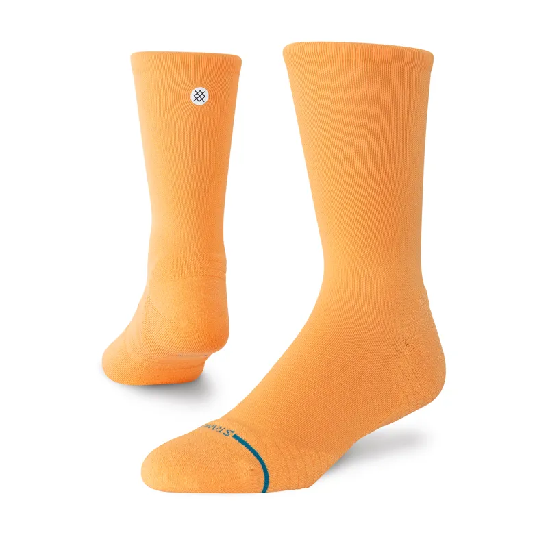 Stance Run Light Crew Socks Mango