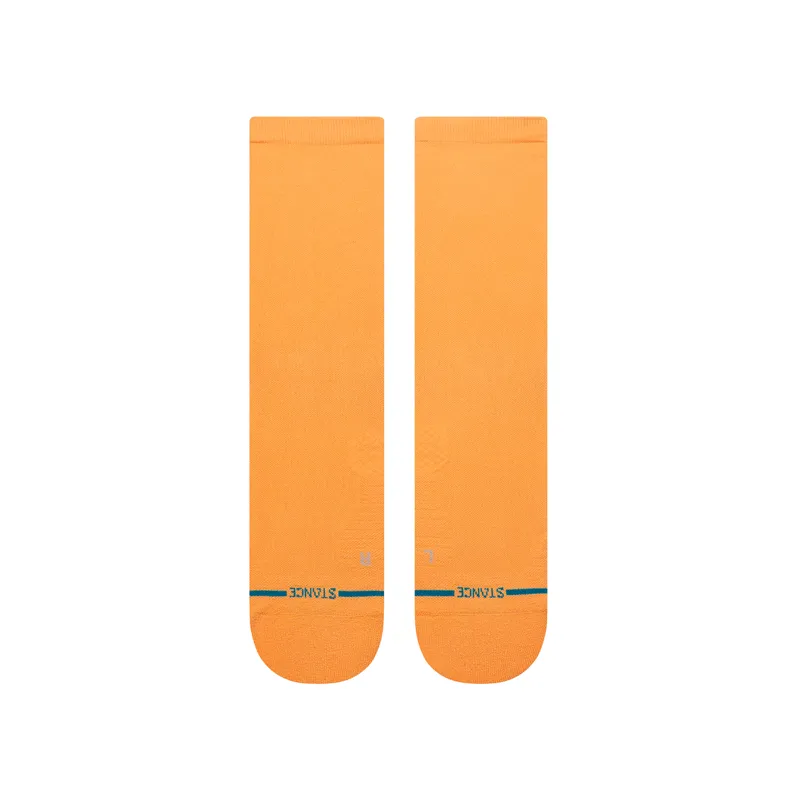 Stance Run Light Crew Socks Mango-1