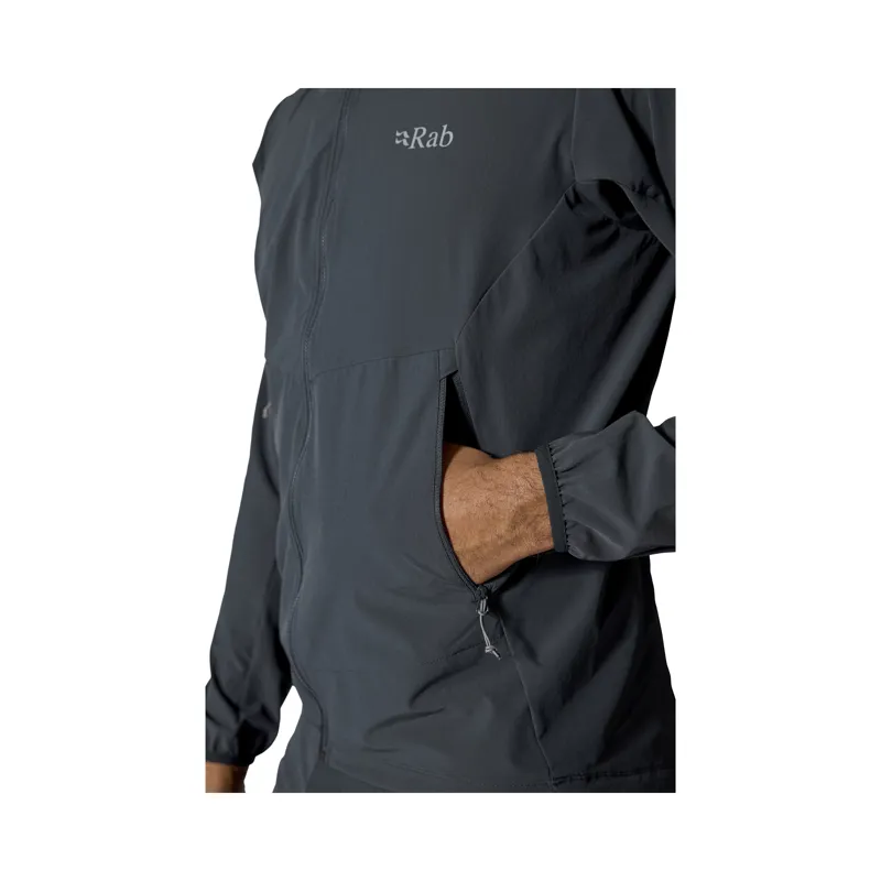 Rab Men's Borealis Hooded Jacket Light Zinc-9