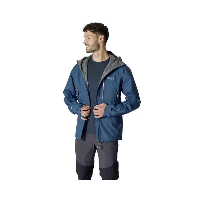 Rab Men's Downpour Mountain Jacket Dark Horizon-4