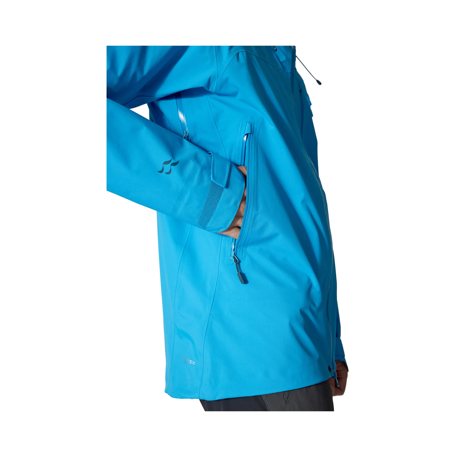 Shell Jacket Hiking Rab Rab Men's Firewall Mountain Jacket Dark Horizon Wateroproof Shell