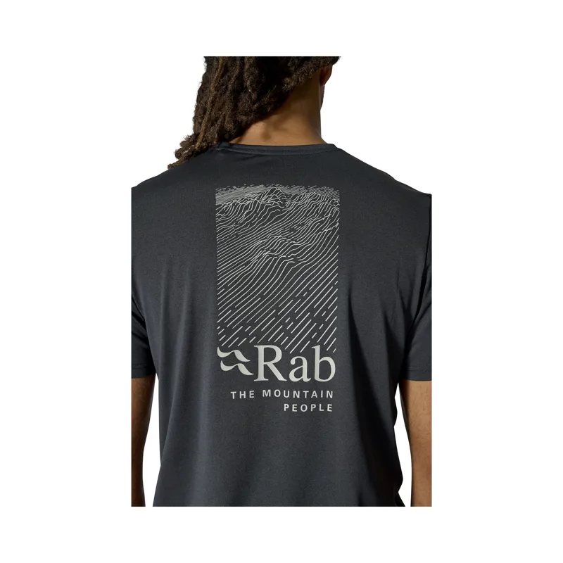 Rab Men's Mantle Ridge Tee Ebony-5