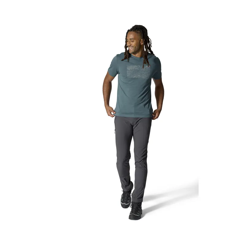 Rab Men's Syncrino Ridge Tee Orion Blue-4