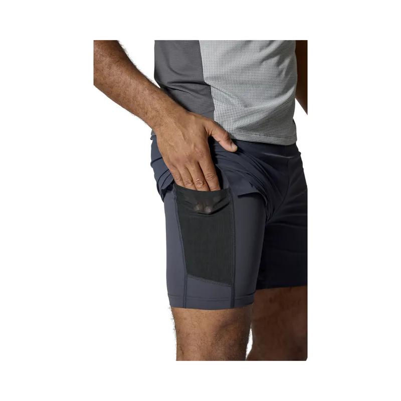 Rab Men's Talus 2 in 1 Shorts Ebony-7