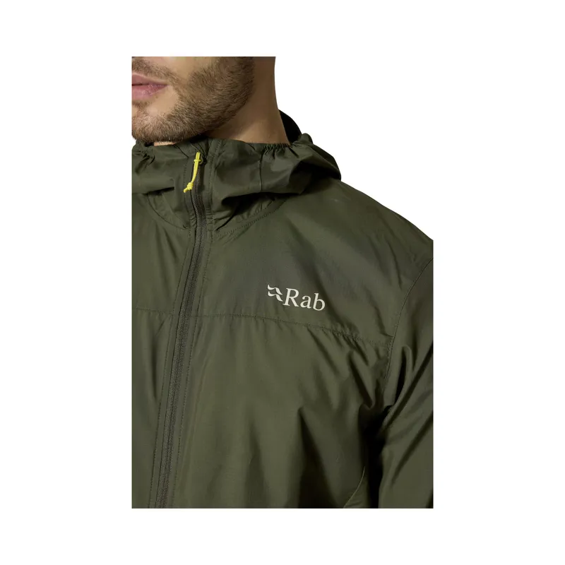 Rab Men's Windgather Hoody Sage / Pebble-7