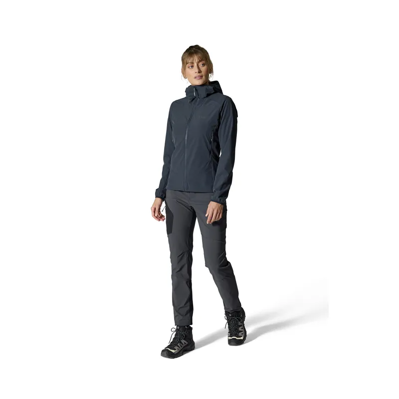 Rab Women's Borealis Hooded Jacket Tempest Blue-5