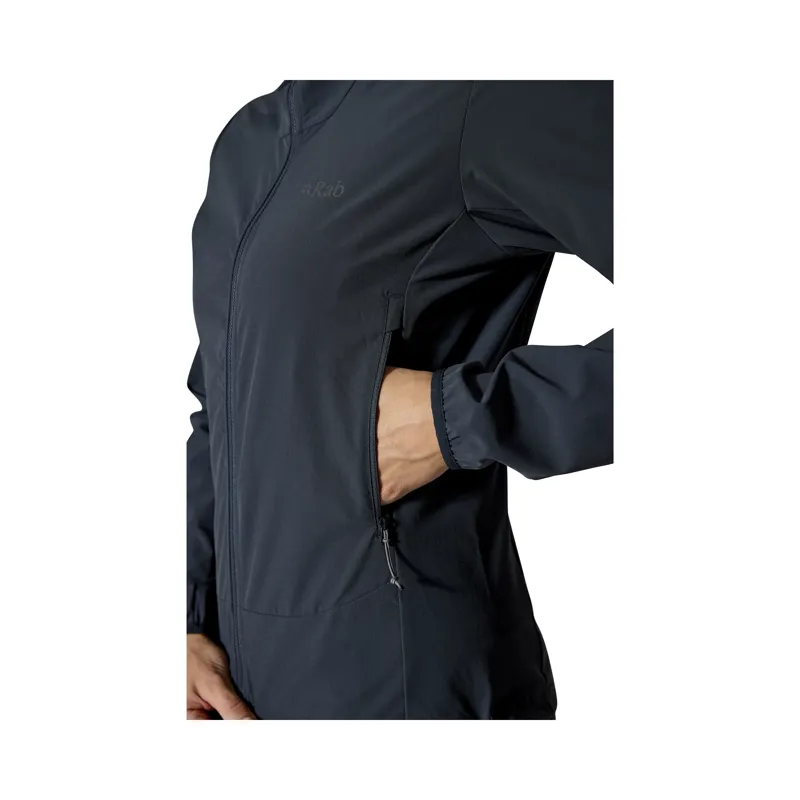 Rab Women's Borealis Hooded Jacket Tempest Blue-9