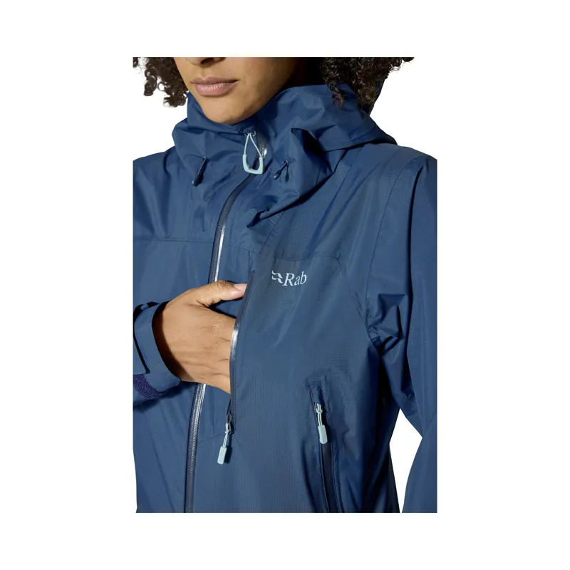 Rab Women's Downpour Mountain Jacket Mulberry-7