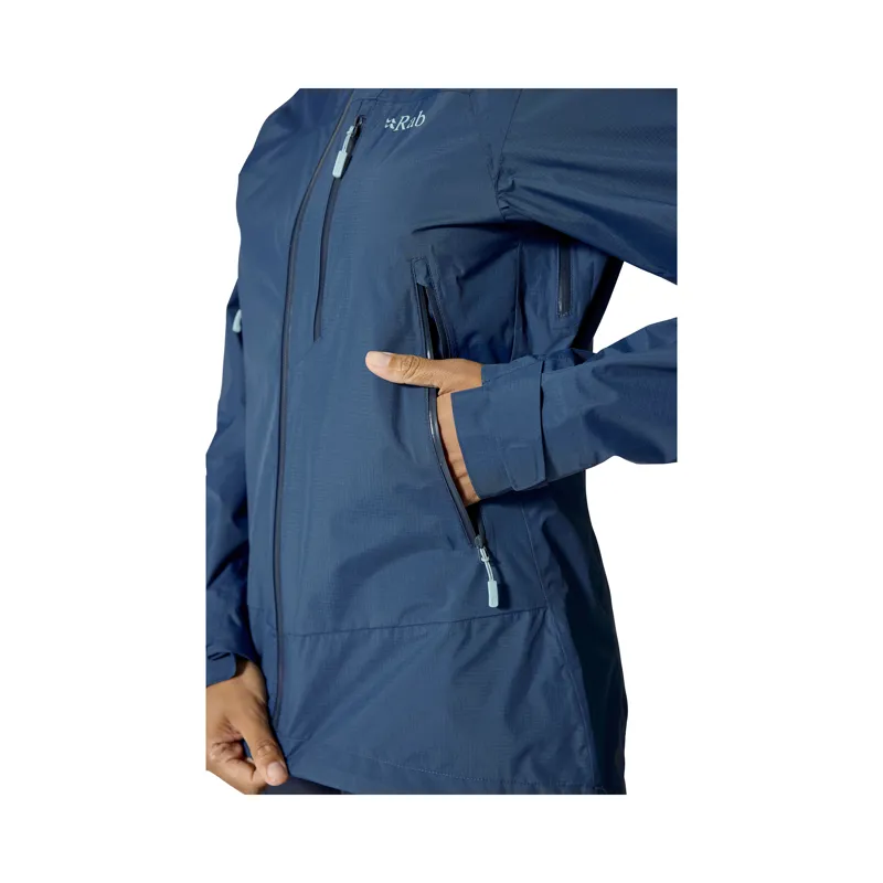 Rab Women's Downpour Mountain Jacket Mulberry-8