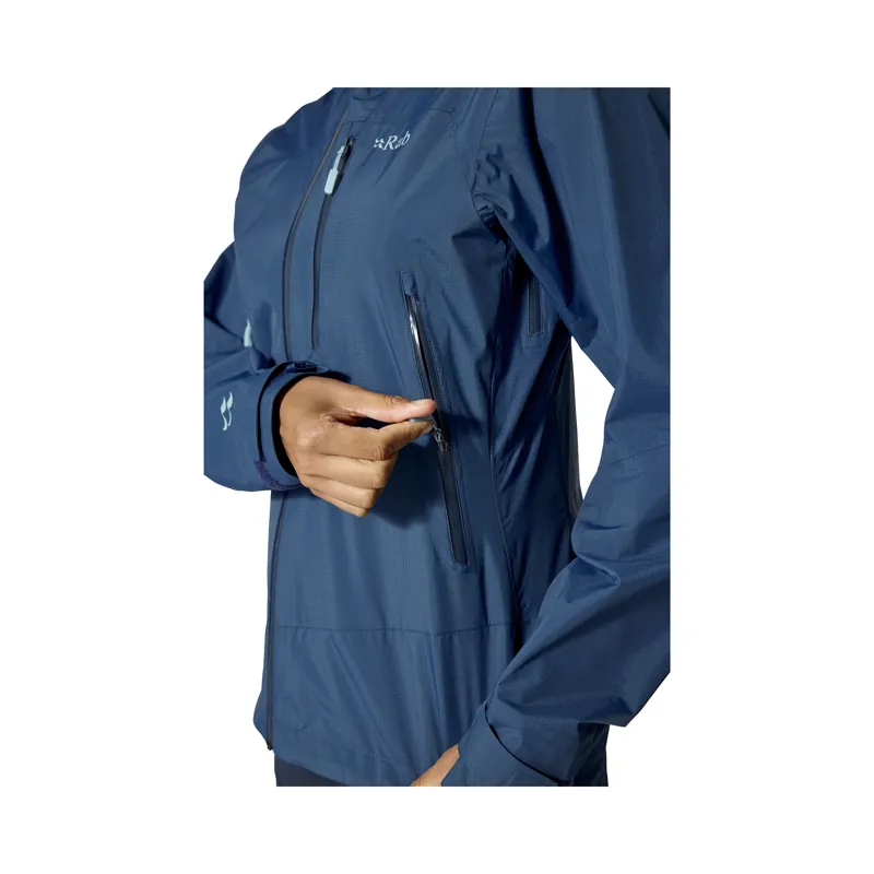 Rab Women's Downpour Mountain Jacket Black-10