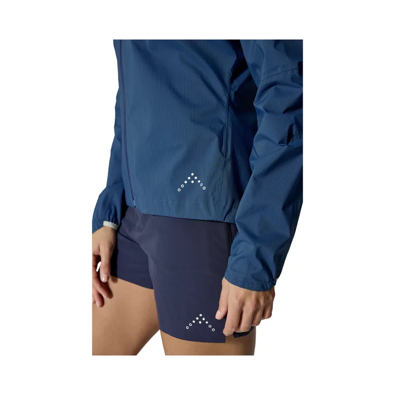 Rab Women's Downpour Trail Light Jacket Tempest Blue-9