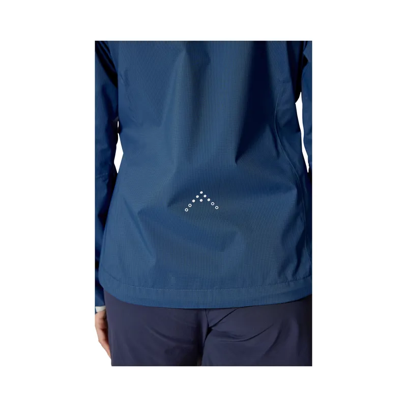 Rab Women's Downpour Trail Light Jacket Tempest Blue-12