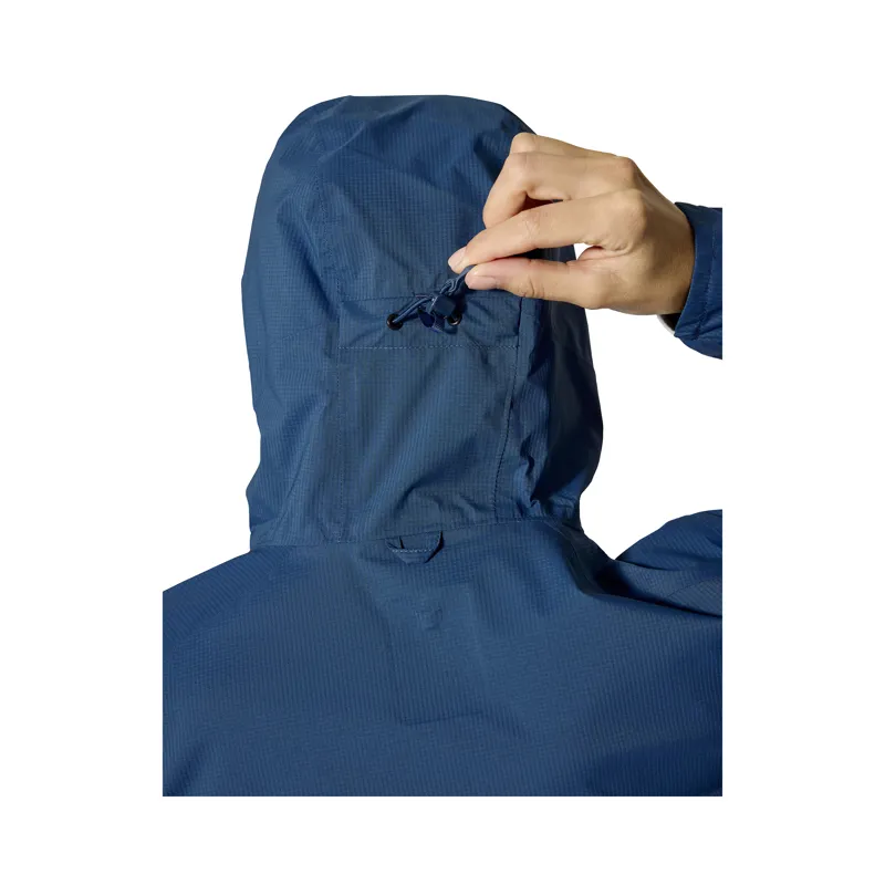 Rab Women's Downpour Trail Light Jacket Tempest Blue-6