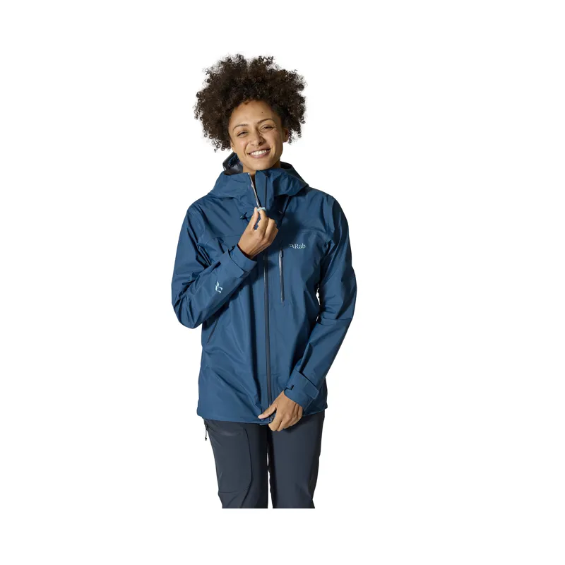 Rab Women's Firewall Mountain Jacket Tempest Blue-2