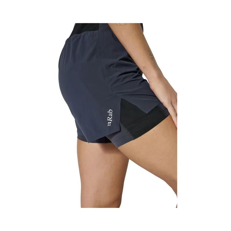 Rab Women's Talus 2 in 1 Shorts Ebony-6