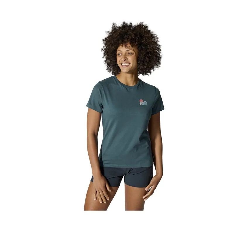 Rab Women's Tuku Vista Tee Orion Blue-3
