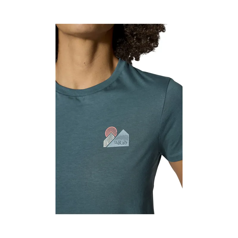 Rab Women's Tuku Vista Tee Orion Blue-6