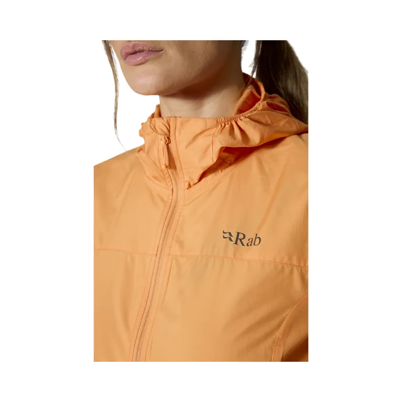 Rab Women's Windgather Hoody Fig Green/ Sage-9