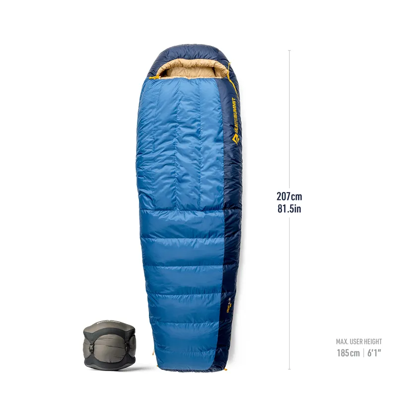Sea to Summit Circuit Down -9C/15F Regular Sleeping Bag Dark Blue-3