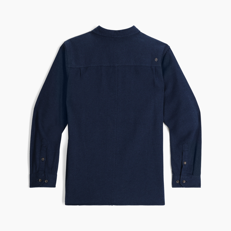 Royal Robbins Men's Bristol Cotton Twill LS Shirt Naval-1