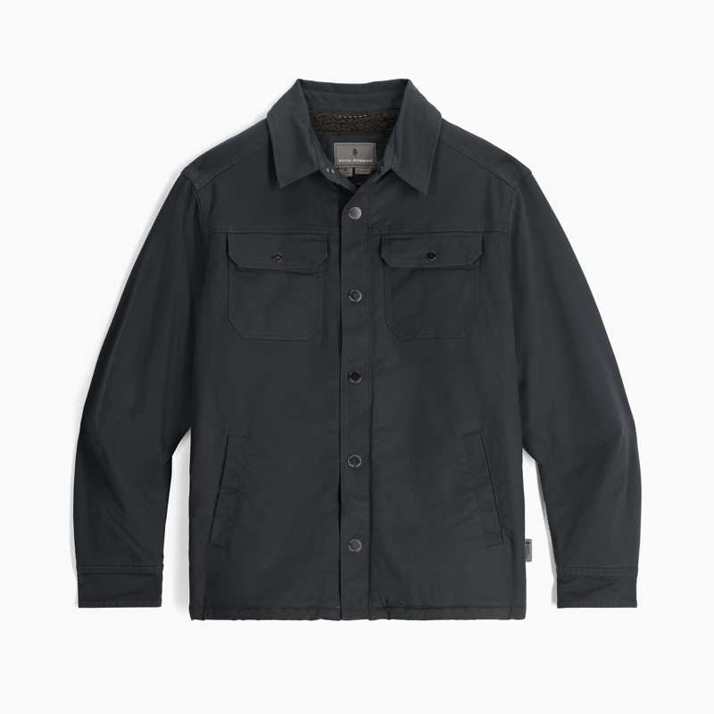 Royal Robbins Men's El Cap Canvas Shacket Granite