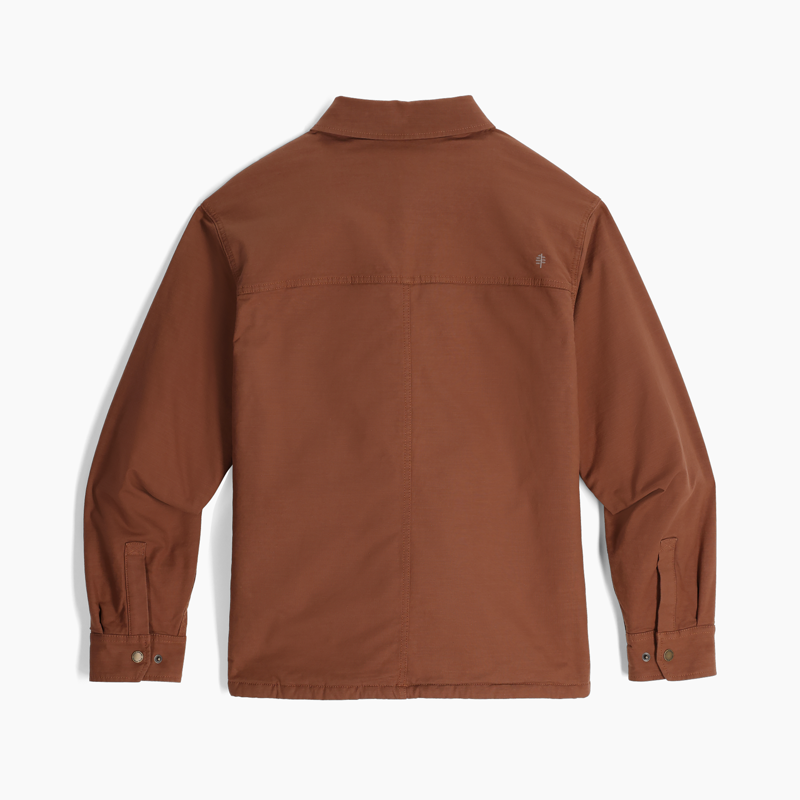 Royal Robbins Men's El Cap Canvas Shacket Saddle-1