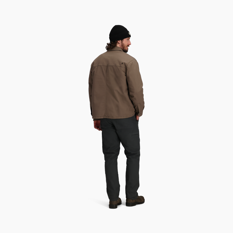 Royal Robbins Men's El Cap Canvas Shacket Saddle-2