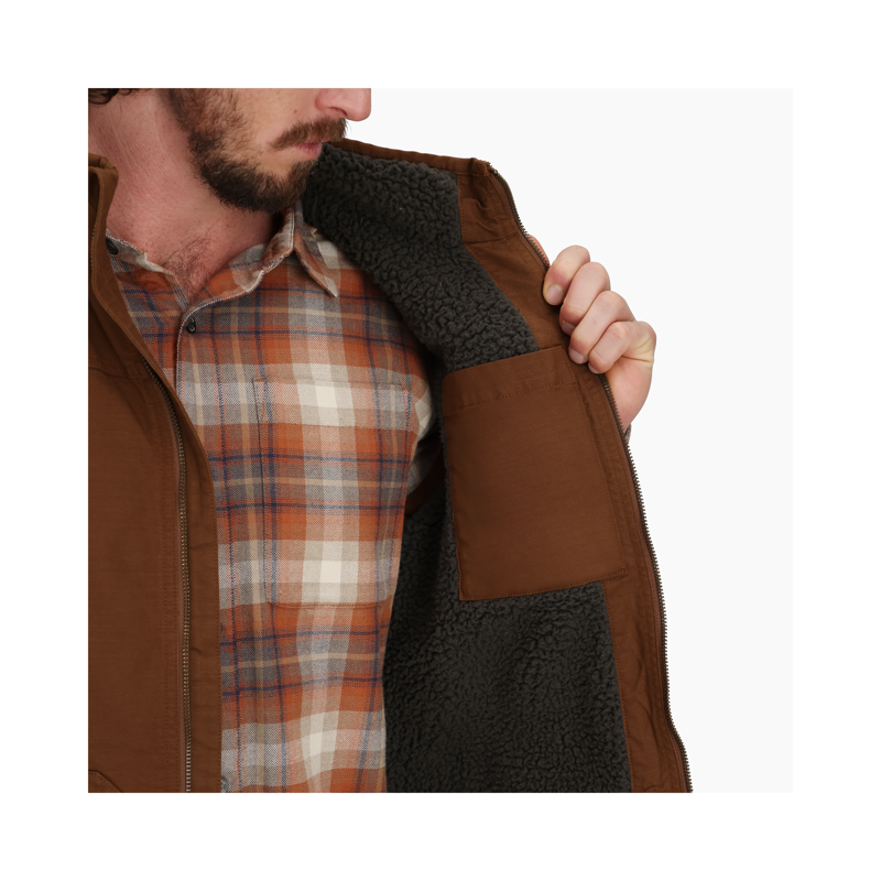 Royal Robbins Men's El Cap Canvas Vest Saddle-5