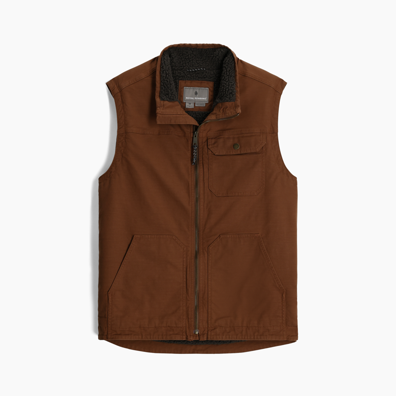 Royal Robbins Men's El Cap Canvas Vest Saddle