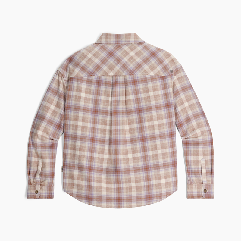 Royal Robbins Women's Lieback Overshirt Chalk Dipsea Pld-1