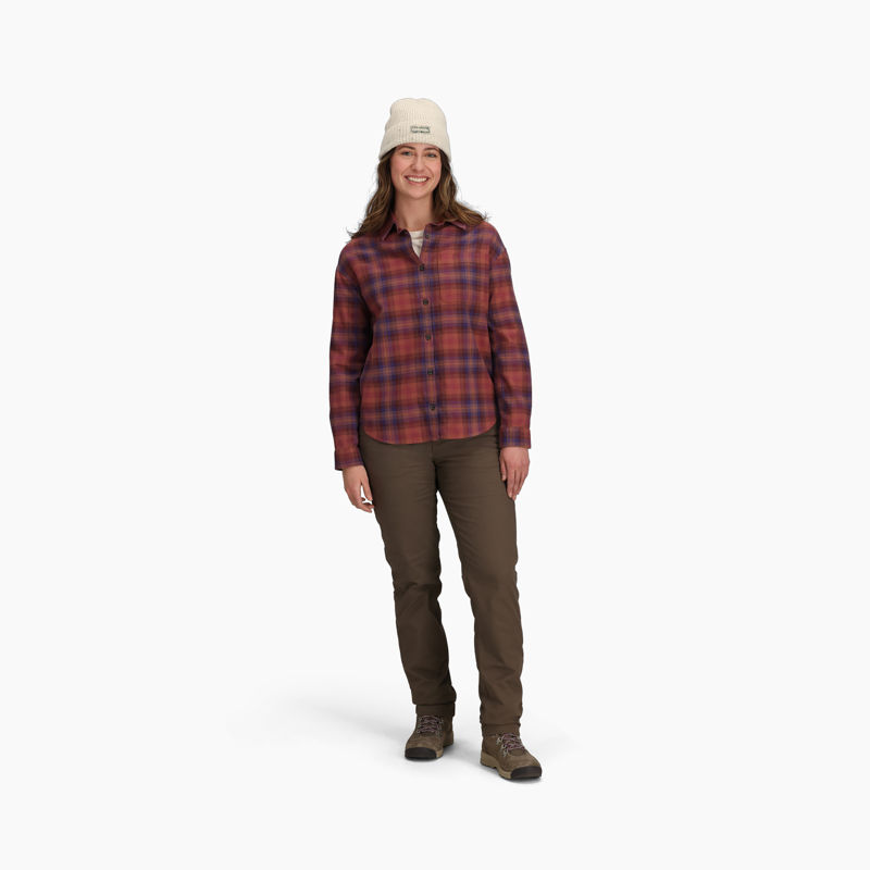 Royal Robbins Women's Lieback Overshirt Wild Rhubarb Dipsea Pld-3