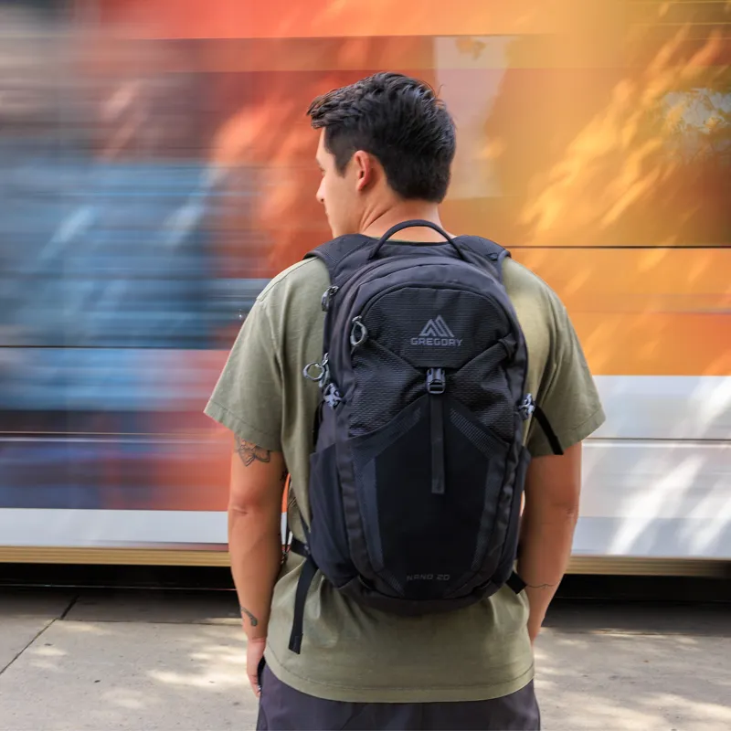 Gregory Unisex Nano 20 Backpack Obsidian Black-6