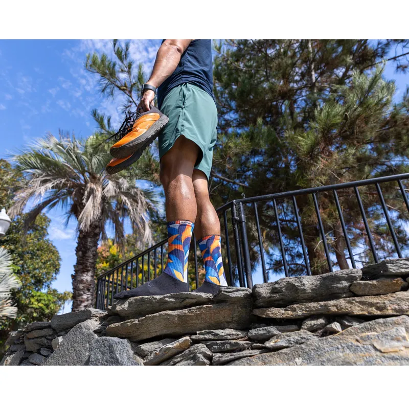 Injinji Spectrum Trail Midweight Crew Toe Socks Botanic-2
