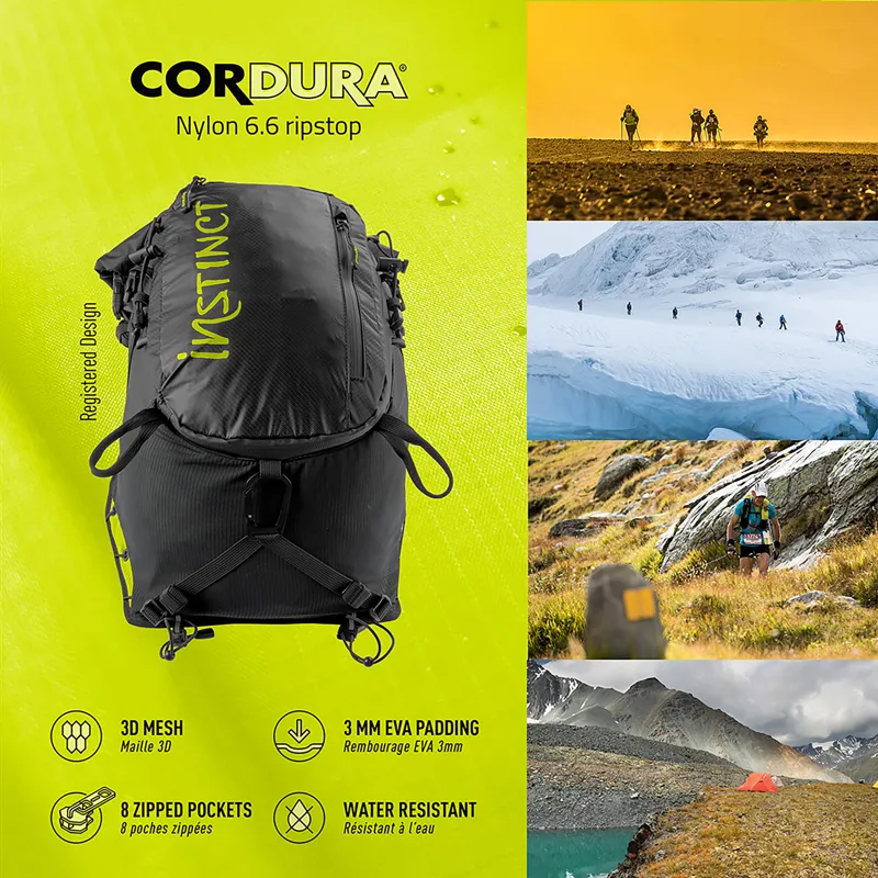 Instinct XX 20L Trail Running Vest Black/Green-8