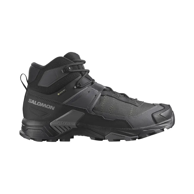 Salomon Men's X Ultra 5 Mid Wide GTX Black / Asphalt