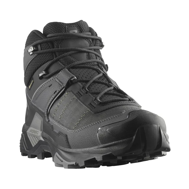 Salomon Men's X Ultra 5 Mid Wide GTX Black / Asphalt-5