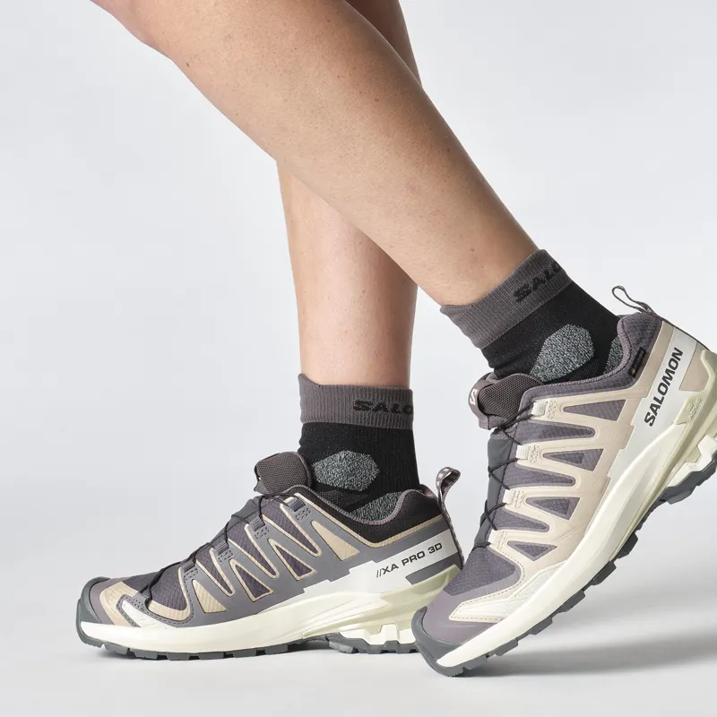 Salomon Women's Xa Pro 3D V9 GTX Nine Iron / Oxford Tan-1