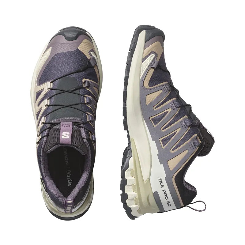 Salomon Women's Xa Pro 3D V9 GTX Nine Iron / Oxford Tan-2