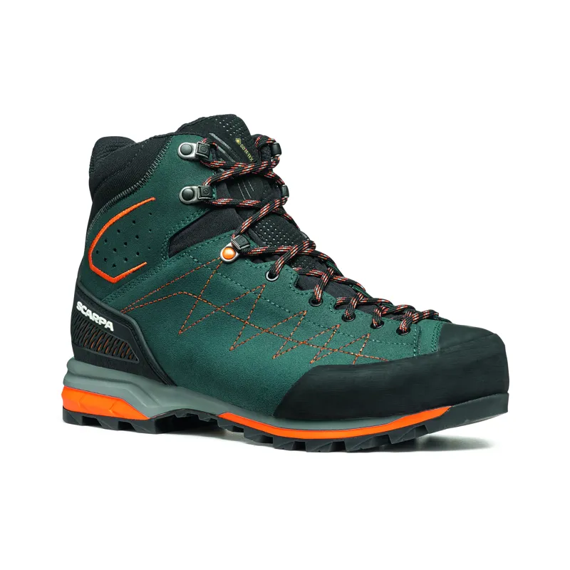 Scarpa Men's Zodiac TRK GTX Petrol/Rust Orange-6