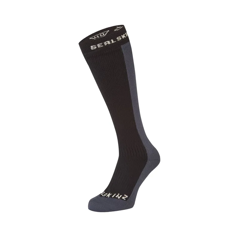 Sealskinz Worstead WP Cold Weather Knee Socks Black