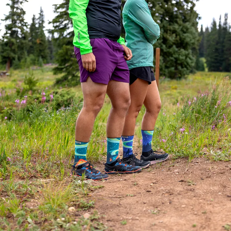 Injinji Men's Artist Designed Crew Toe Socks Camp-2